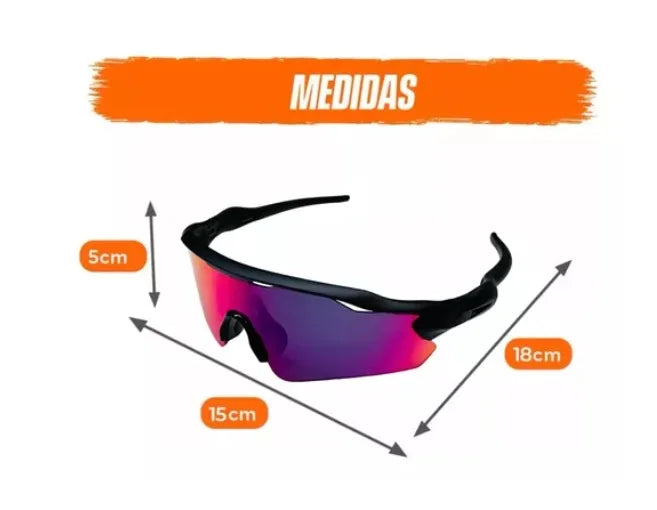 Óculos de Sol Black EV para Ciclismo – Lentes Polarizadas, Alta Performance e Conforto