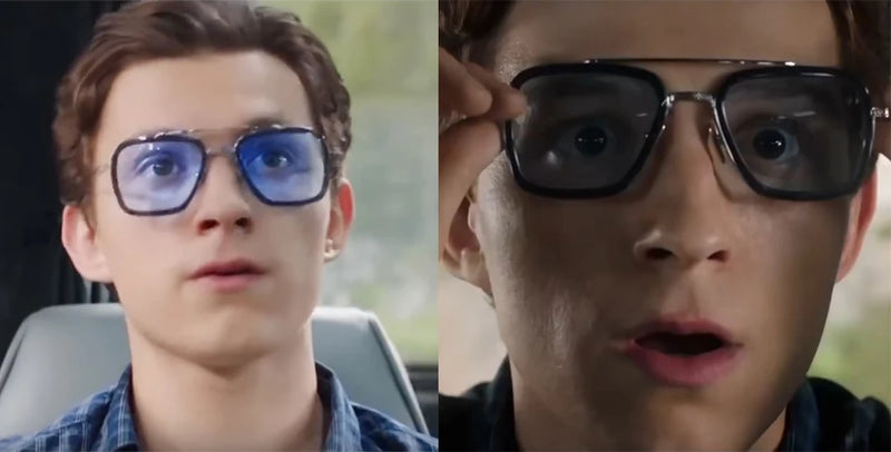 Óculos Tony Stark EDITH – Estilo Steampunk com Proteção UV400 | VIVIBEE