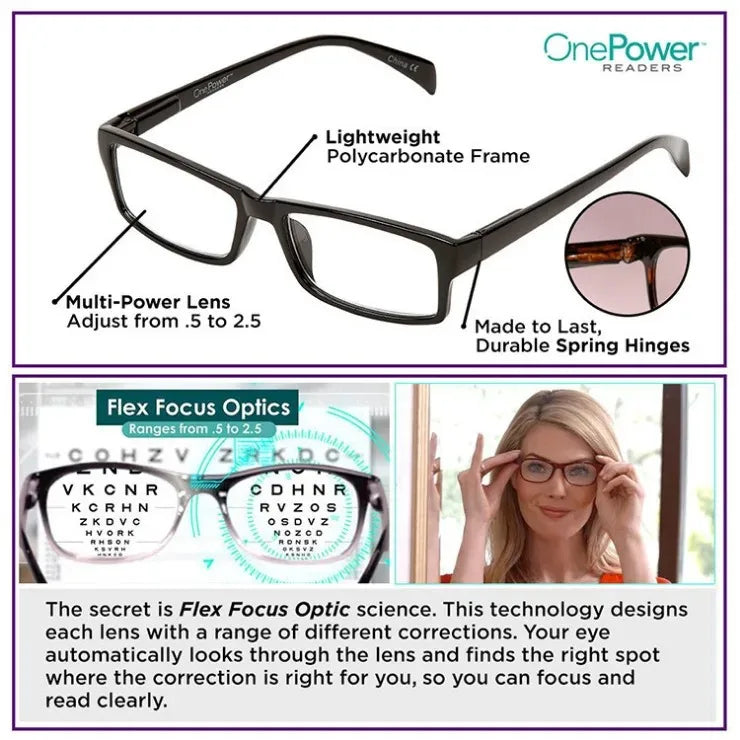 Óculos de Leitura One Power Plus com Autofoco